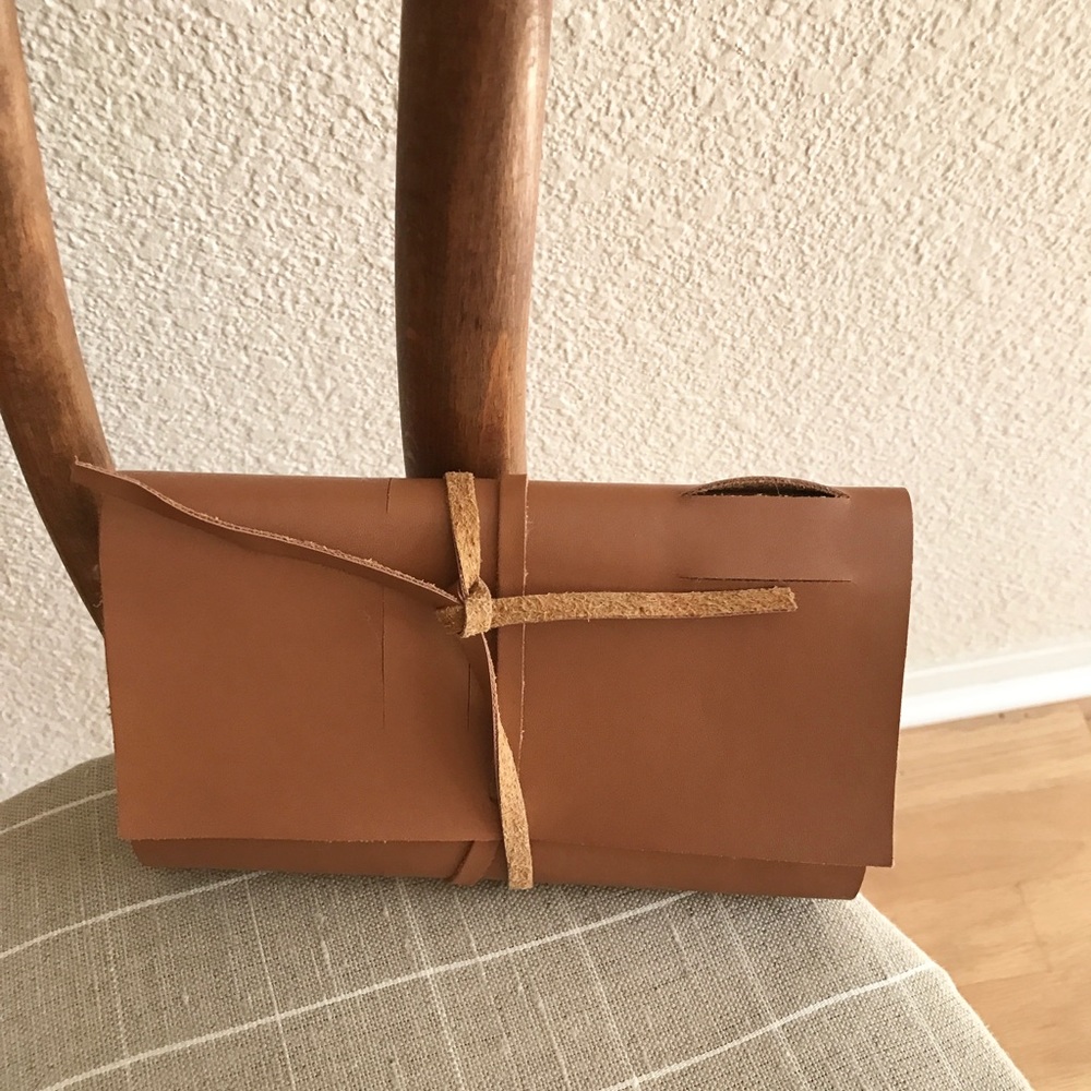 Leather wallet/journaling pouch